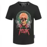 philipp plein t-shirt homme 2019 gun 19419 flower